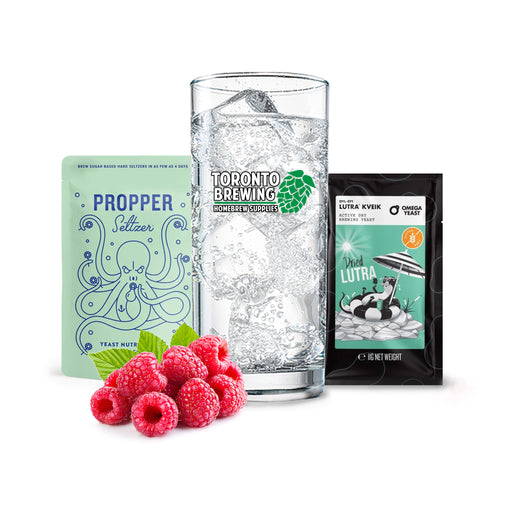 Hard Seltzer Recipe Kit - Raspberry (5 Gallon/19 Litre)    - Toronto Brewing