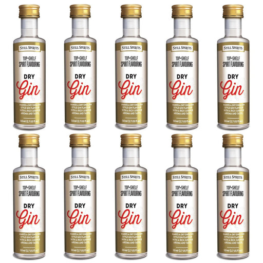 Still Spirits Top Shelf Dry Gin Essence (50 ml) - 10 PACK    - Toronto Brewing