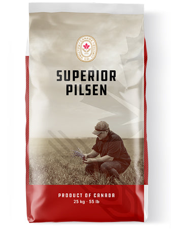 Superior Pilsner Malt - Canada Malting Co. (Pre-Milled) - 55lb    - Toronto Brewing