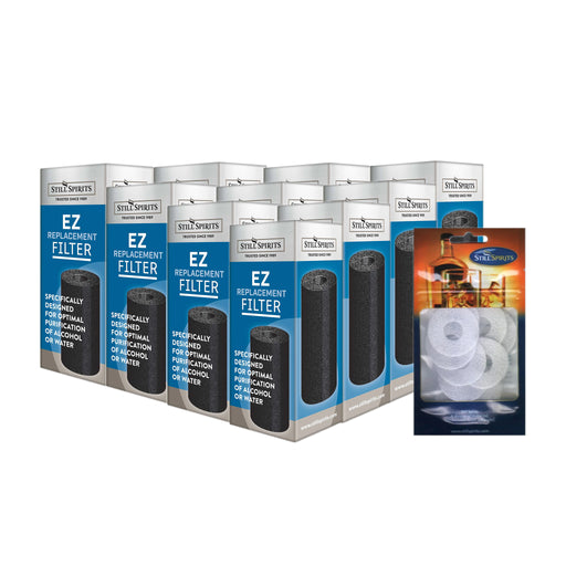 Still Spirits EZ Filter Carbon Cartridge Replacements and Washers (10 Pack)    - Toronto Brewing