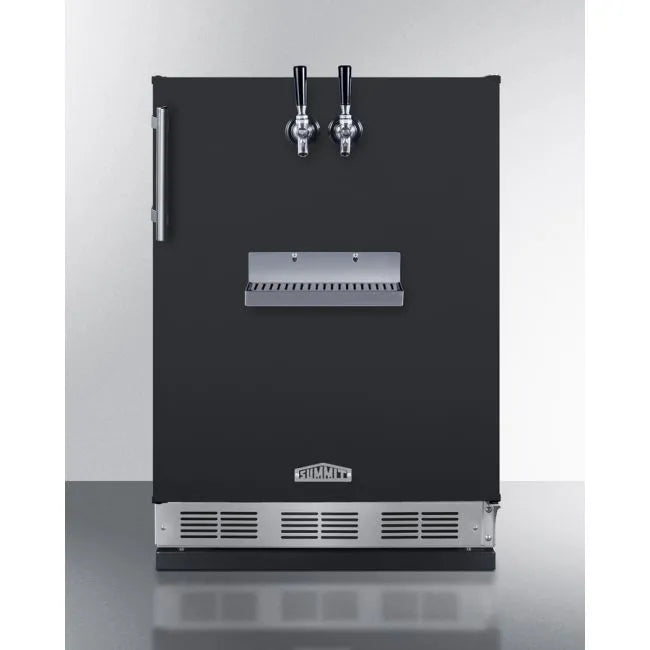 SUMMIT 24" Wide Front Tap Built-In Cold Brew Coffee Kegerator (SBC58BFRTPCF)