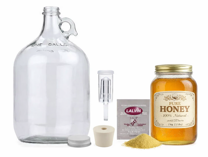 Mead Making Starter Equipment Kit with Honey
