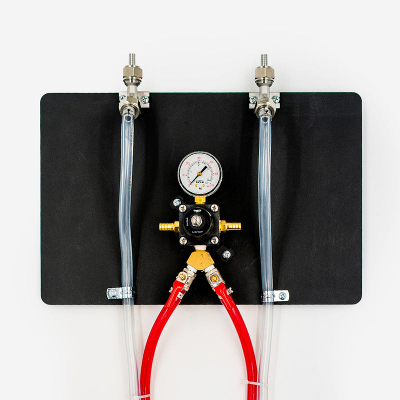 Two Product Wall Bracket Panel