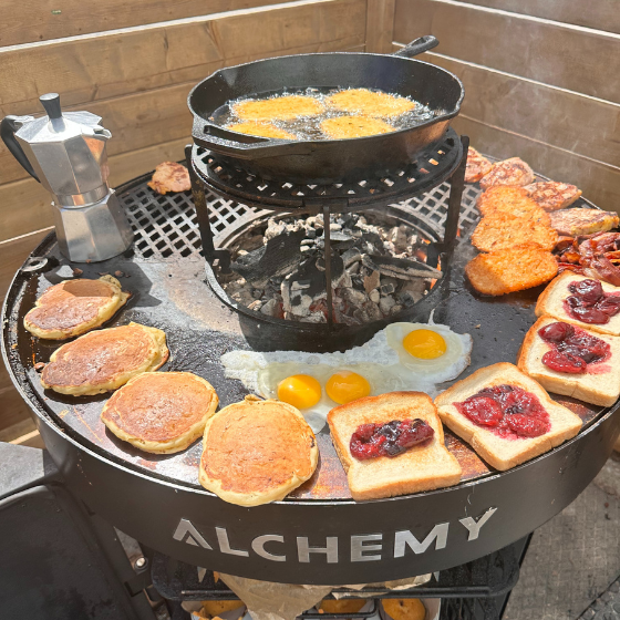 Alchemy Grills AG-ER32 | Pro Elevated Rack | Grill Accessory for Additional Cooking Space