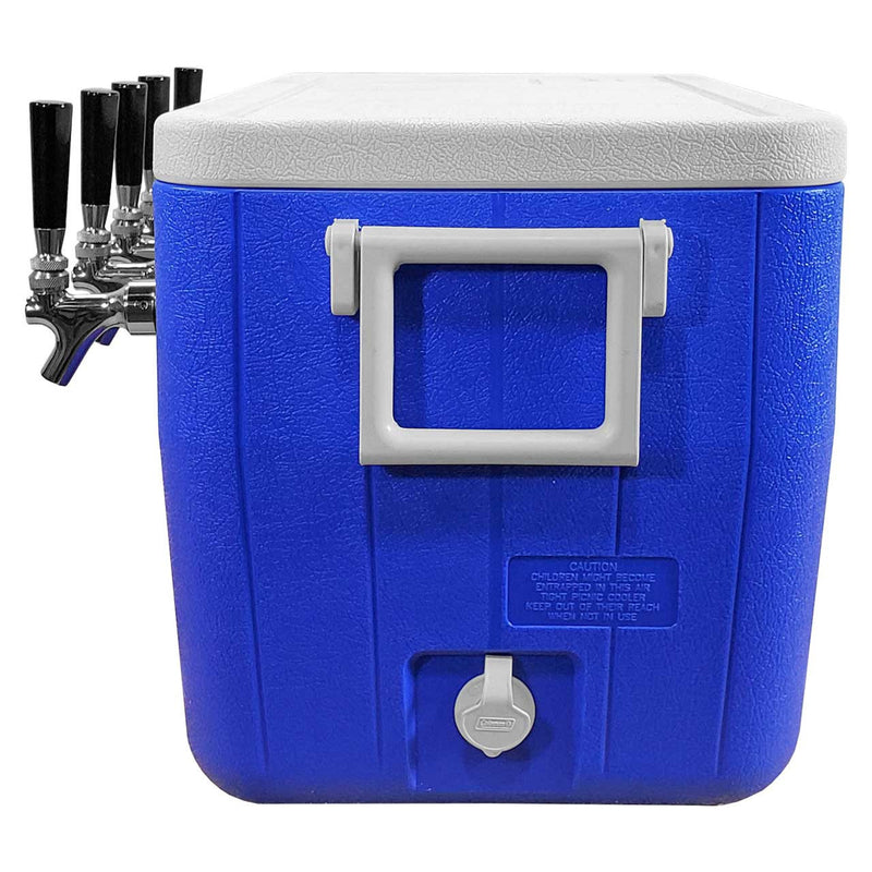 Jockey Box - Picnic Cooler 48 Qt, 5 Faucets    - Toronto Brewing