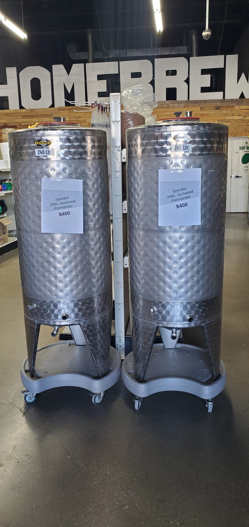 Speidel 240L Fermenter with Cart [USED] *SOLD*    - Toronto Brewing