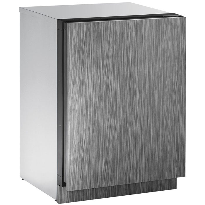 U-Line Wine Captain 43 Bottle Dual Zone Built-in Wine Refrigerator with Overlay Panel Integrated Solid Door