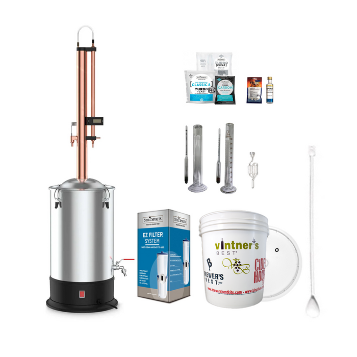 Still Spirits Turbo 500 (T-500) with Copper Condenser Basic Starter Pack    - Toronto Brewing