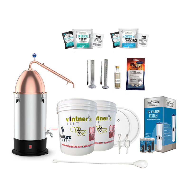 Still Spirits Turbo 500 (T-500) with Copper Alembic Dome Deluxe Starter Pack    - Toronto Brewing