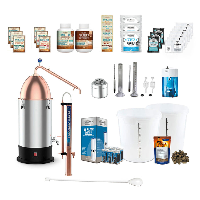 Still Spirits Turbo 500 with Copper Reflux Column & Alembic Dome Ultimate Craft Starter Pack    - Toronto Brewing