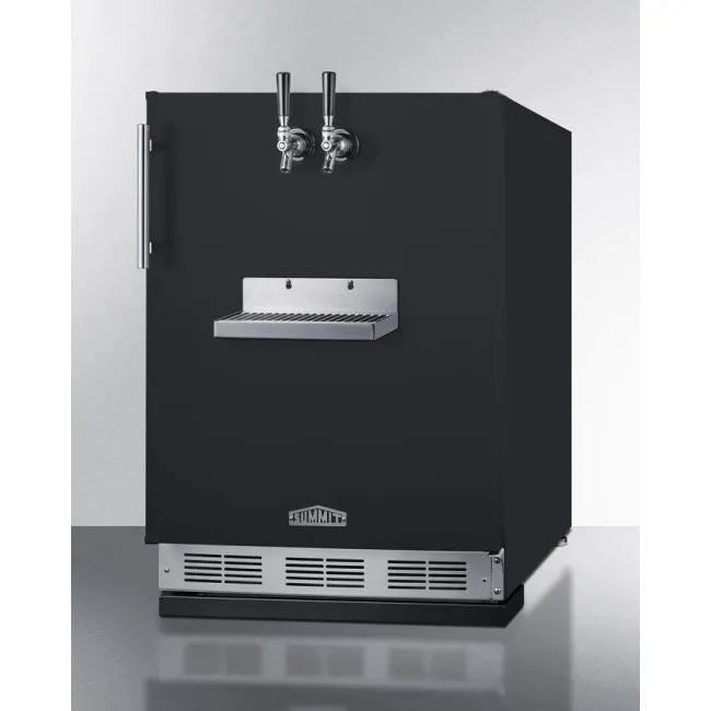 SUMMIT 24" Wide Front Tap Built-In Cold Brew Coffee Kegerator (SBC58BFRTPCF)