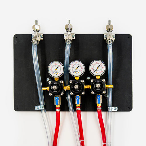 Three Product Wall Bracket Panel