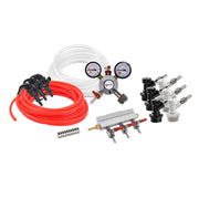 Homebrew Kegging Kit Ball Lock with 3-Way Manifold and Picnic Faucets    - Toronto Brewing