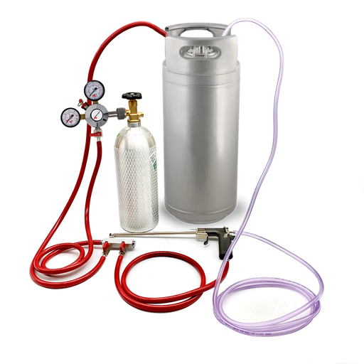 Blichmann Engineering BeerGun with CO2 Tank, Regulator, 5 Gallon Ball Lock Keg and 2-Way Gas Manifold Kit    - Toronto Brewing