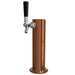 Stainless Steel Cylinder Beer Tower - Single Tap (Air Chilled) Candy Copper   - Toronto Brewing
