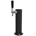 Stainless Steel Cylinder Beer Tower - Single Tap (Air Chilled) Matte Black   - Toronto Brewing