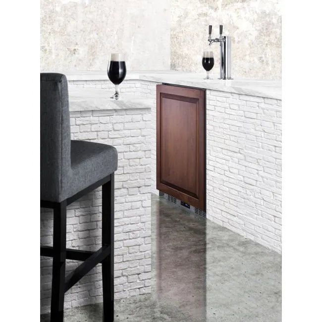 SUMMIT 24" Wide Built-In Kegerator (Panel Not Included) (SBC682PNRTWIN)