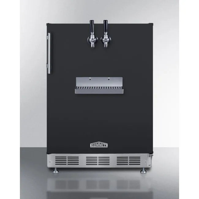 SUMMIT 24" Wide Front Tap Built-In Cold Brew Coffee Kegerator (SBC58BFRTPCF)