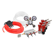 Homebrew Kegging Kit Pin Lock with 3-Way Manifold and Picnic Faucets    - Toronto Brewing