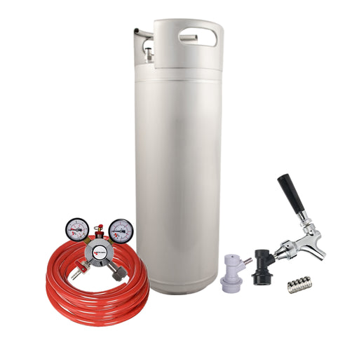 Ball Lock Homebrew Kegging Kit with 5 Gallon Cornelius Keg, Faucet Adapter, and Regulator    - Toronto Brewing
