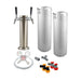 Ball Lock Homebrew Kegging Kit with Two 5 Gallon Cornelius Kegs, Double Tap Tower and Regulator    - Toronto Brewing