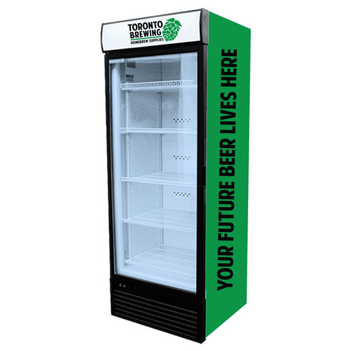 IceStream Optima - Brandable Commercial Beverage Display Cooler Full wrap (Top + 2 Sides) - Fully Customizable   - Toronto Brewing