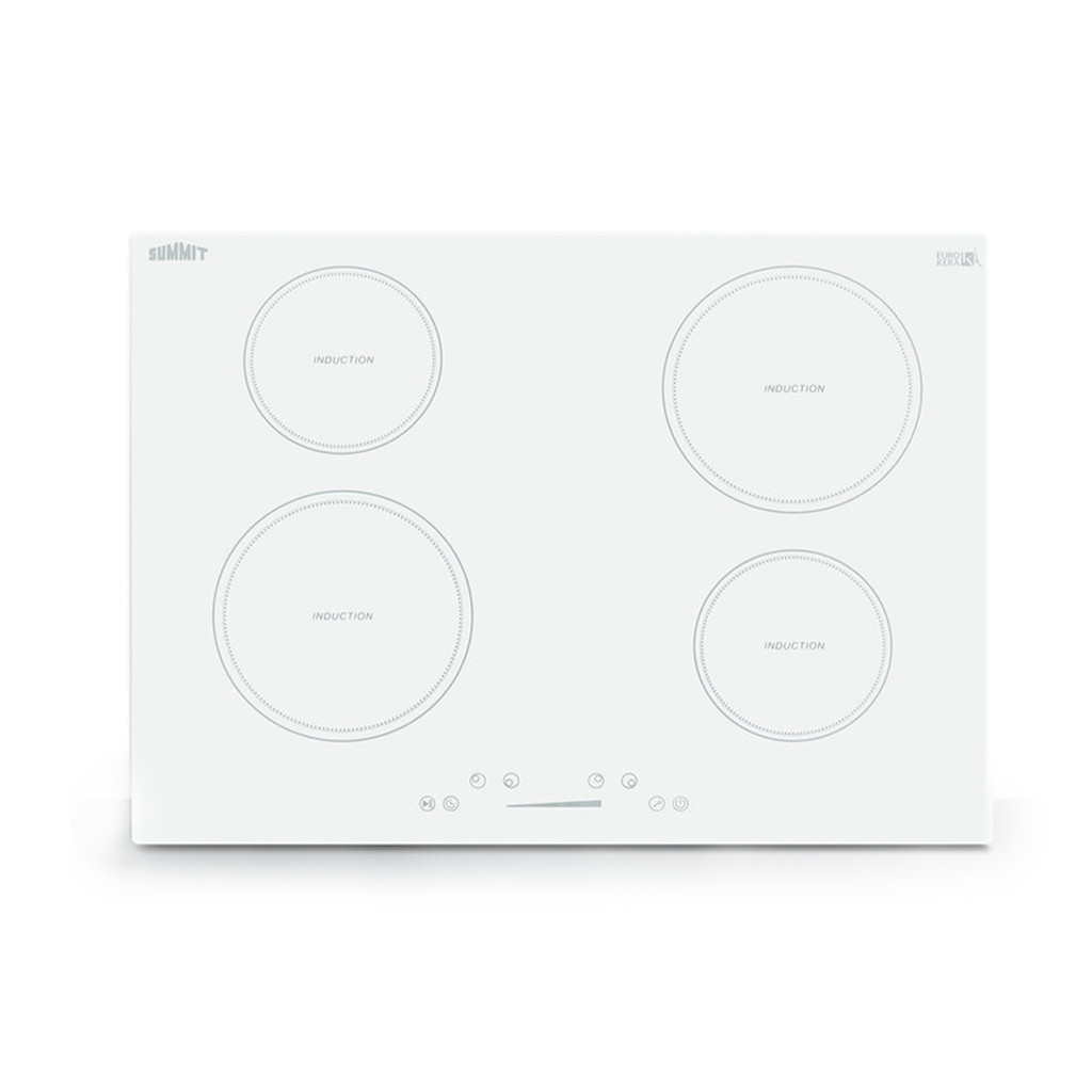 Summit | 30" Wide 208-240V 4-Zone White Induction Cooktop (SINC4B302W)