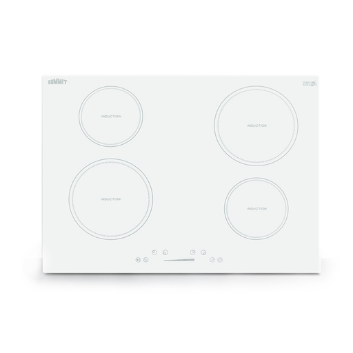 Summit | 30" Wide 208-240V 4-Zone White Induction Cooktop (SINC4B302W)    - Toronto Brewing