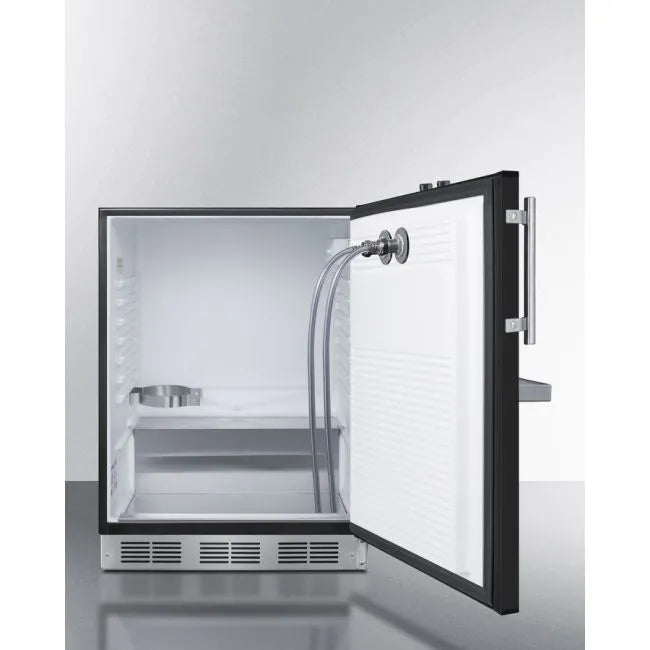SUMMIT 24" Wide Front Tap Built-In Beer Kegerator, ADA-Compliant (SBC58BFRTPADA)