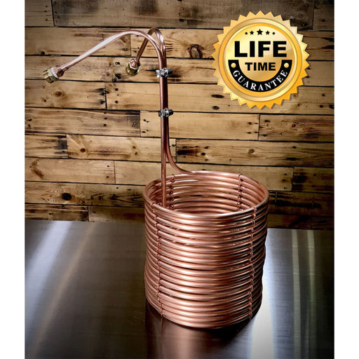 JaDeD | 50ft. Three Eighths Copper Immersion Wort Chiller    - Toronto Brewing