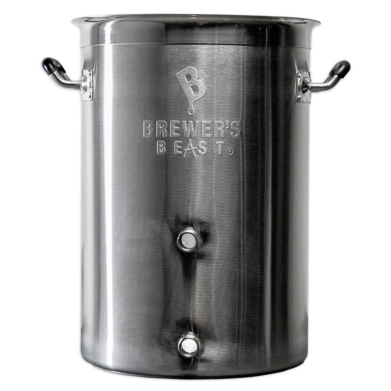 Brewer's BEAST - 8 Gallon Heavy Duty Brewing Kettle w/ Dual Ports    - Toronto Brewing