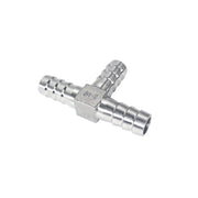 Stainless Steel Tee Splitter for Gas Line (5/16")    - Toronto Brewing