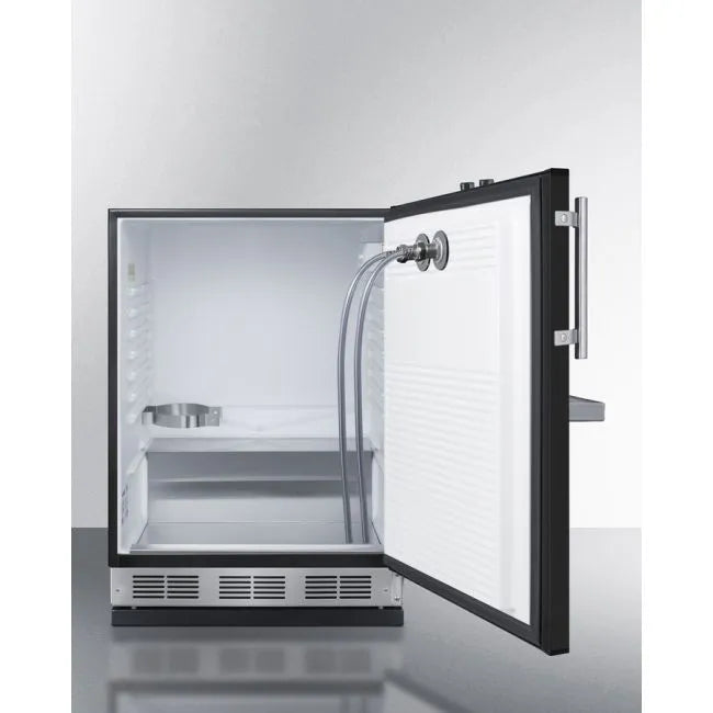 SUMMIT 24" Wide Front Tap Built-In Beer Kegerator (SBC58BFRTP)