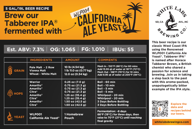 White Labs | WLPD001 California Ale Dry Yeast (11g)    - Toronto Brewing
