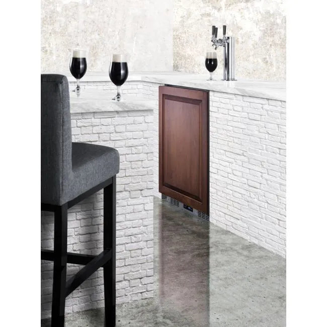 SUMMIT 24" Wide Built-In Kegerator (Panel Not Included) (SBC682PNRTRIPLE)