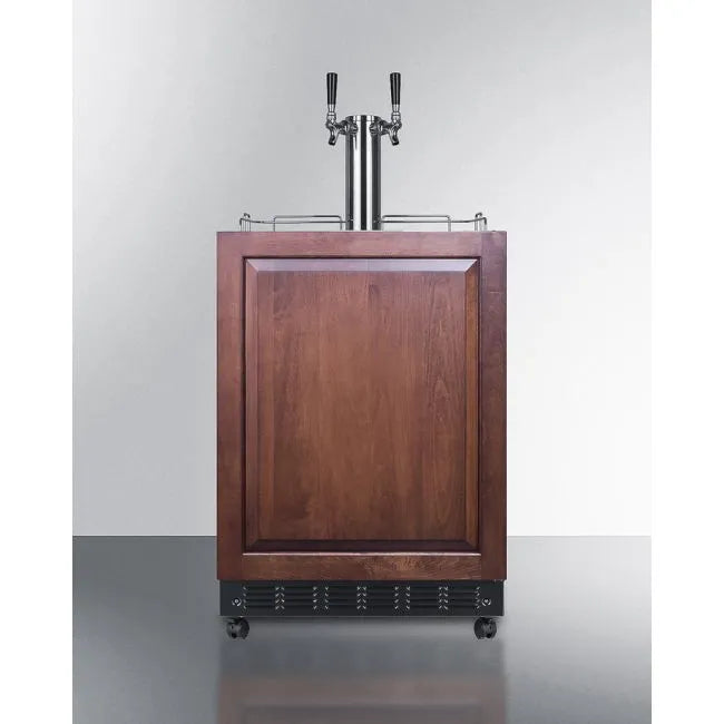 SUMMIT 24" Wide Beer Kegerator (Panel Not Included) (SBC7BRSIF)
