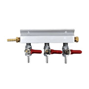 Homebrew Kegging Kit Ball Lock with 3-Way Manifold, Shanks and Faucets - Toronto Brewing