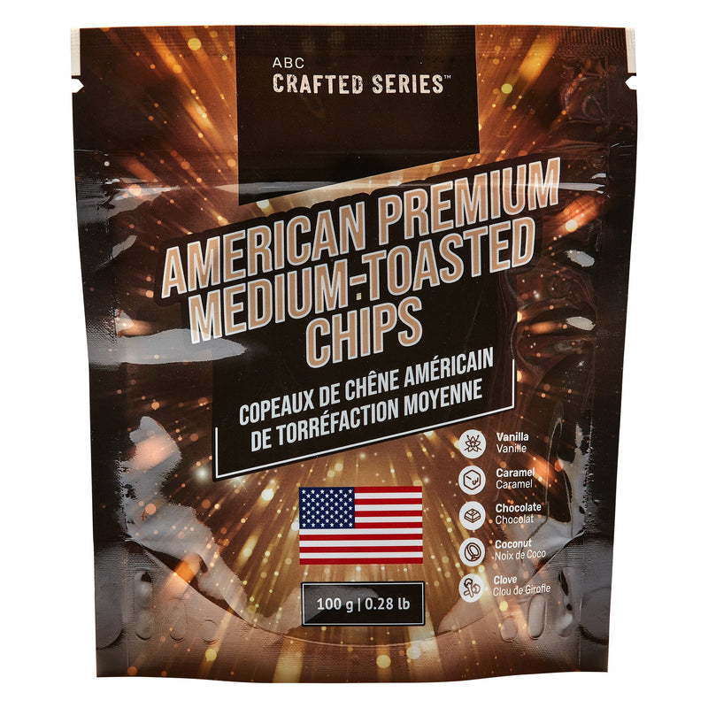 American Premium Medium Toasted Oak Chips (100g | 3.5oz)