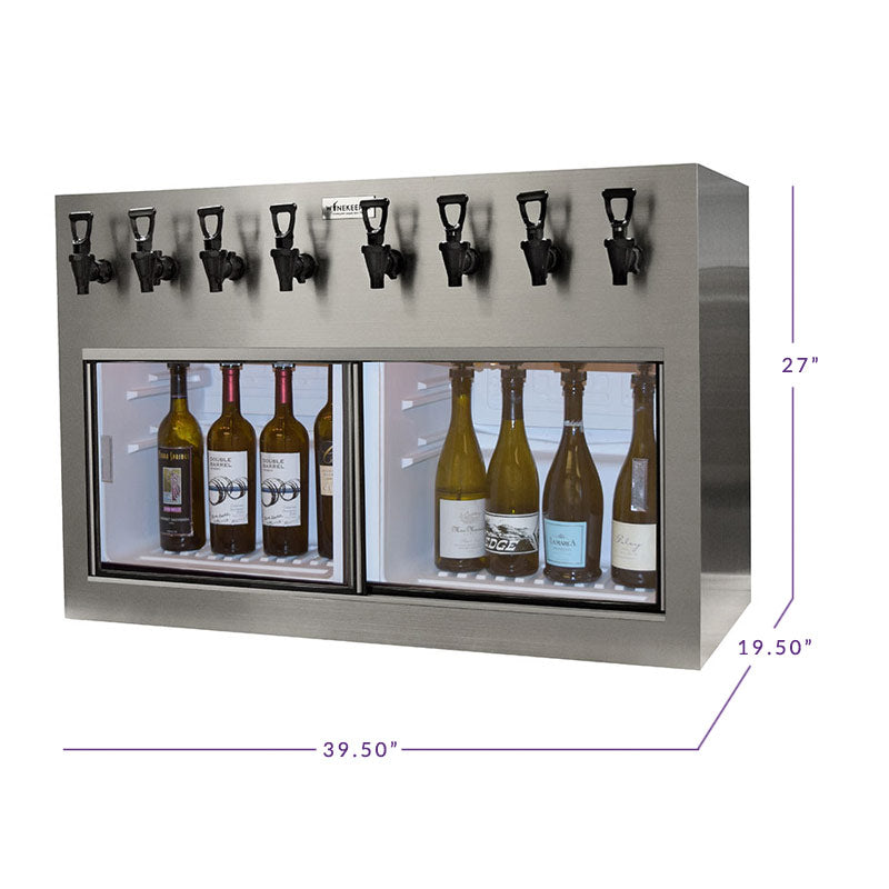 WineKeeper Monterey 8 Bottle Wine Dispenser Preservation Unit - Special Laminate