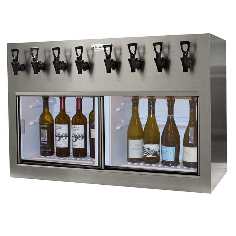 WineKeeper Monterey 8 Bottle Wine Dispenser Preservation Unit - Special Laminate