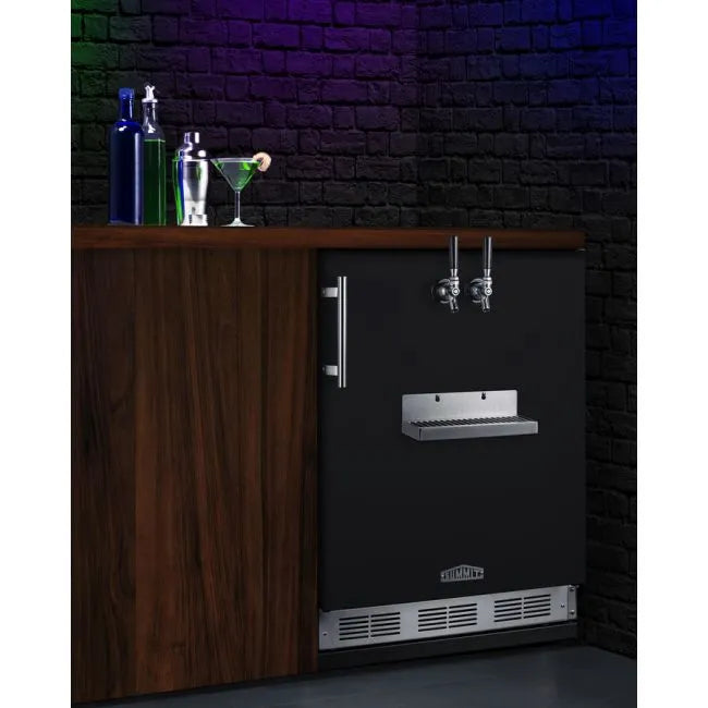 SUMMIT 24" Wide Front Tap Built-In Cold Brew Coffee Kegerator (SBC58BFRTPCF)