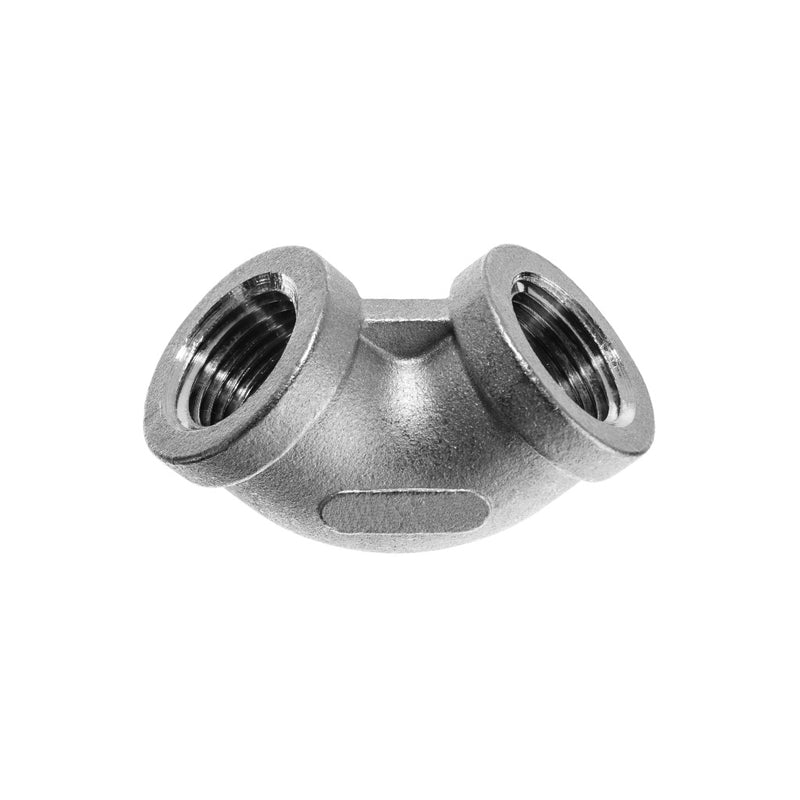 Stainless Steel 1/2" Elbow with Female Threads    - Toronto Brewing