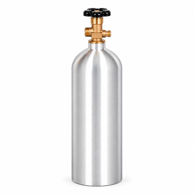 5 lb CO2 Tank - Aluminum CGA320 Gas Cylinder