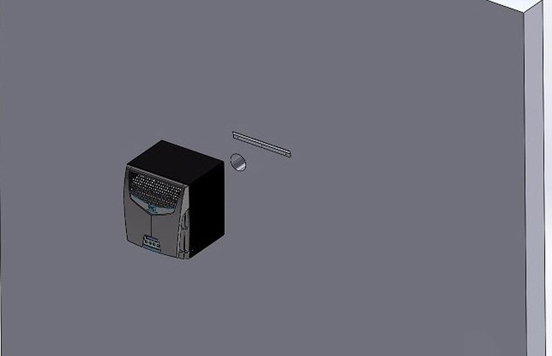 Wine Guardian 2,800 BTU Ductless Split System Wine Cooling Unit