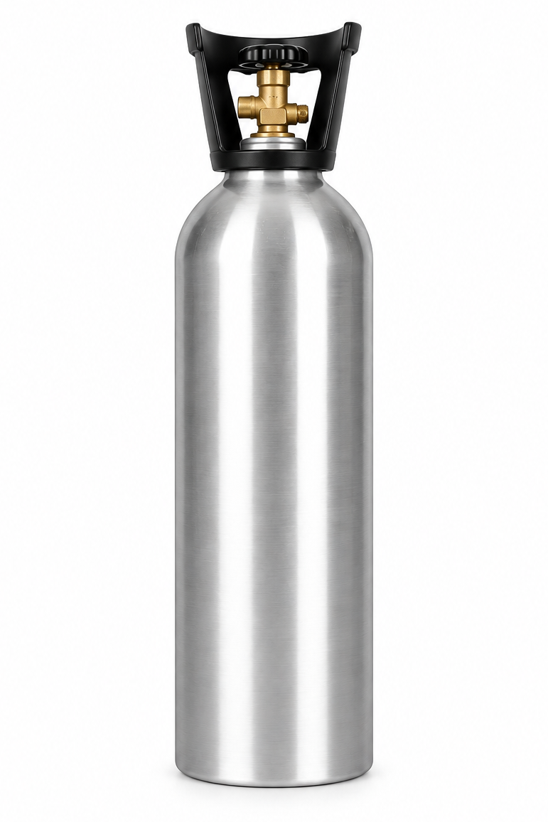 20 lb CO2 Tank Aluminum CGA320 - Empty Cylinder