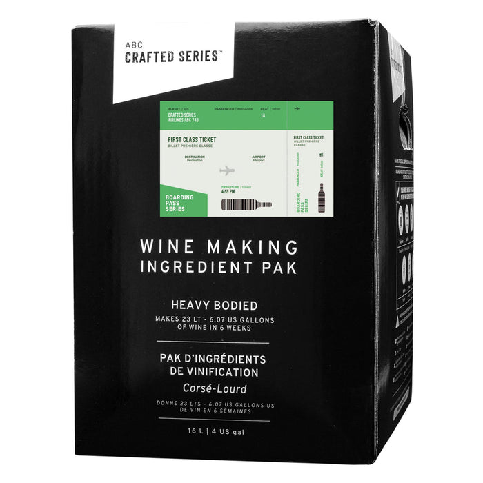 French Loire Valley | Muscadet, Chenin Blanc, Semillion | 13.5% Heavy-Bodied Boarding Pass White Trio Winemaking Kit (16 L | 4.22 gal)    - Toronto Brewing