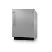 Summit | 21" Wide Built-In All-Refrigerator with Professional Style Handle, ADA Compliant (ALR47BCSSHV) Stainless Steel with Stainless Steel Cabinet (ALR47BCSSHV)   - Toronto Brewing