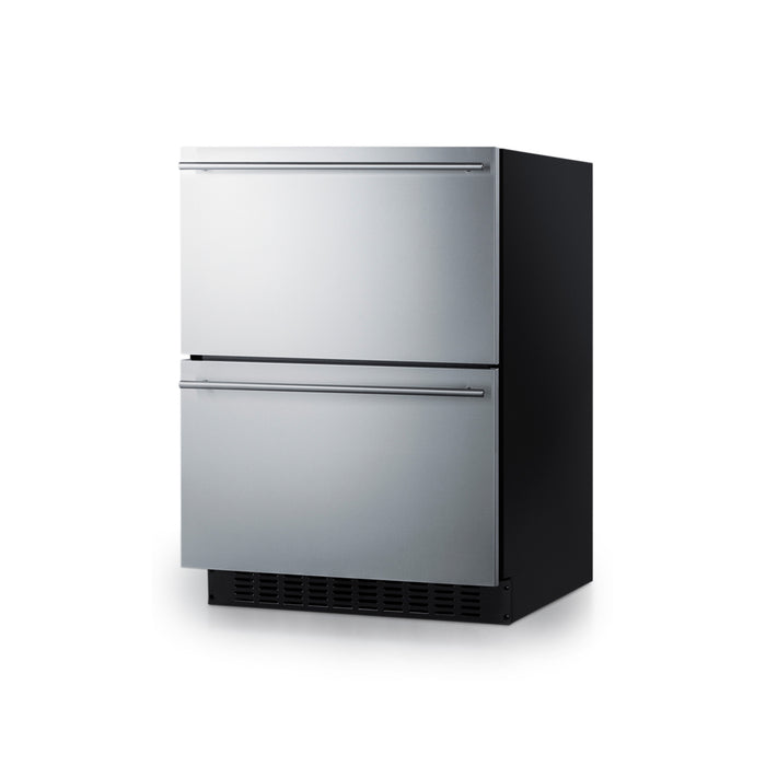 Summit | 24" Wide 2-Drawer All-Refrigerator, ADA Compliant (ASDR2414)    - Toronto Brewing