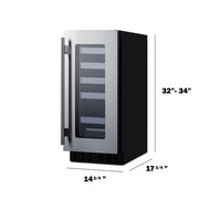 ASDW1522 Wine Refrigerator