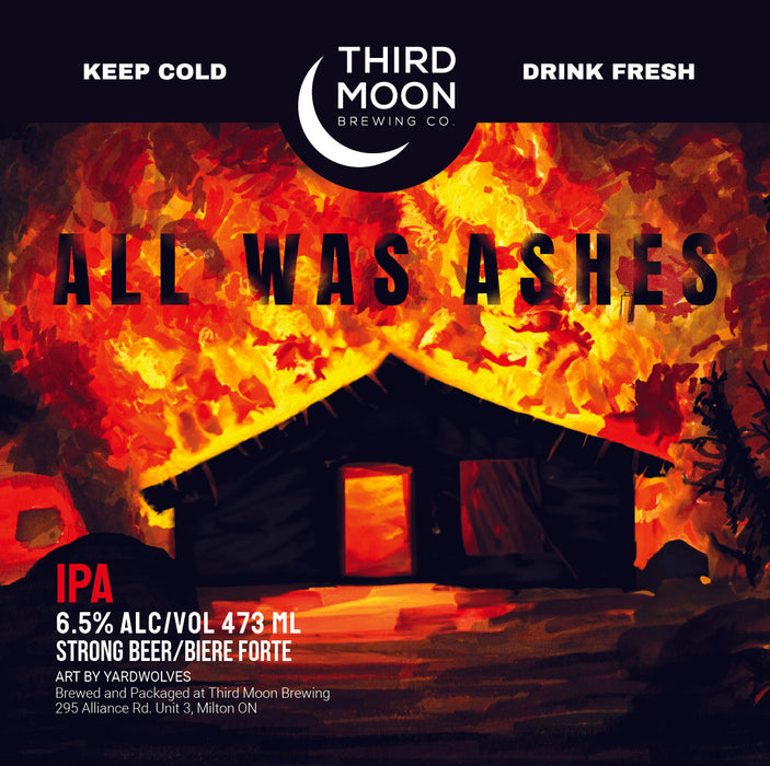 Third Moon All Was Ashes Hazy IPA (473ml) - Toronto Brewing